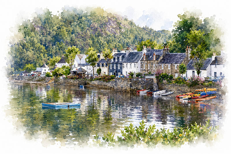 Plockton Village Waterfront