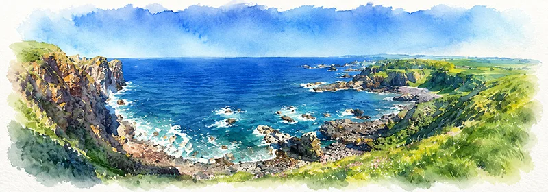 St Abbs Harbour and Coastal Cliffs