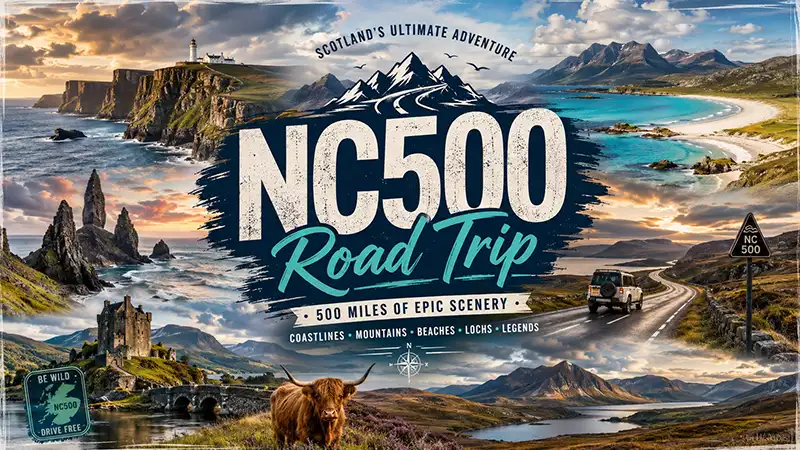 Driving Scotland's scenic North Coast 500 route