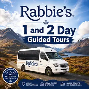 Rabbies 1 and 2 day Guided tours in Scotland